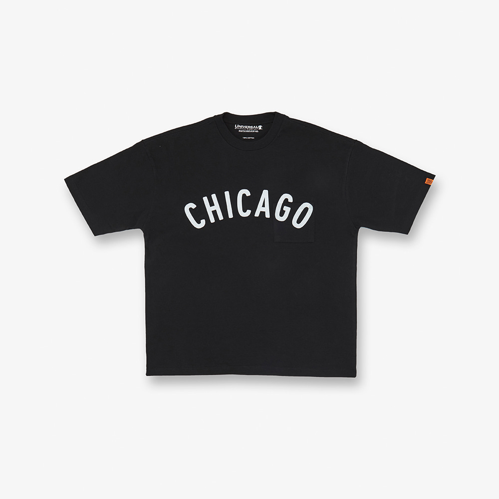 시카고 티셔츠 블랙